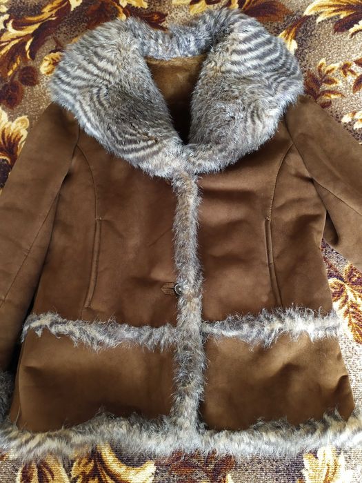 Дамски кожух от лама