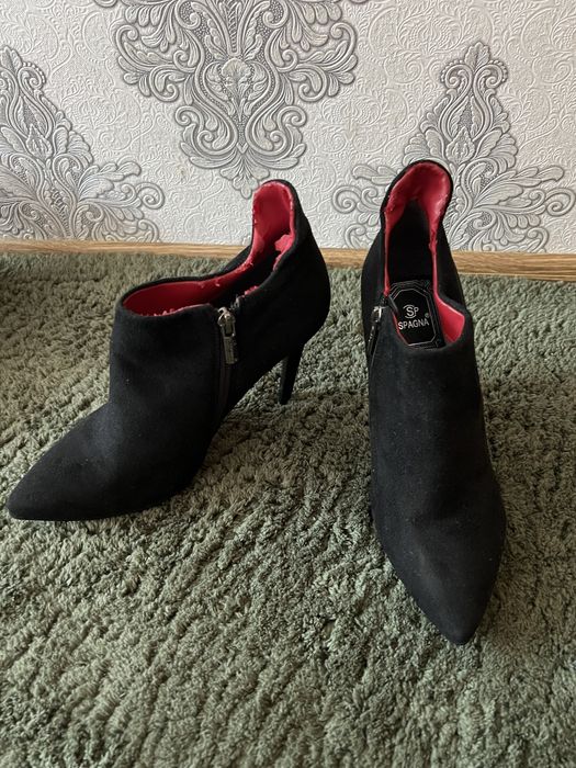 Туфли замшевая стильная