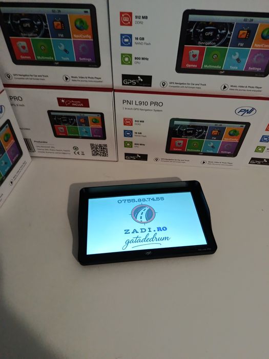 GPS camion, PNI L910 Pro -ecran 9"-full europa cu igo primo