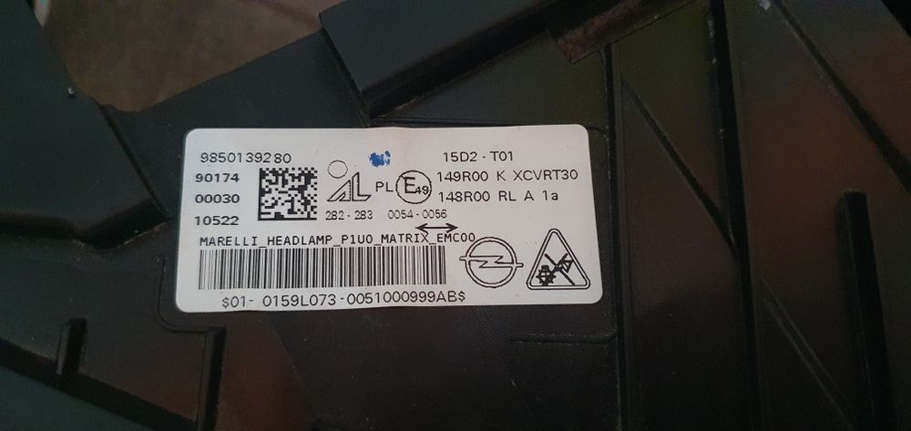 Far stg dreapta Opel Grandland X capota față bara față mod 2023