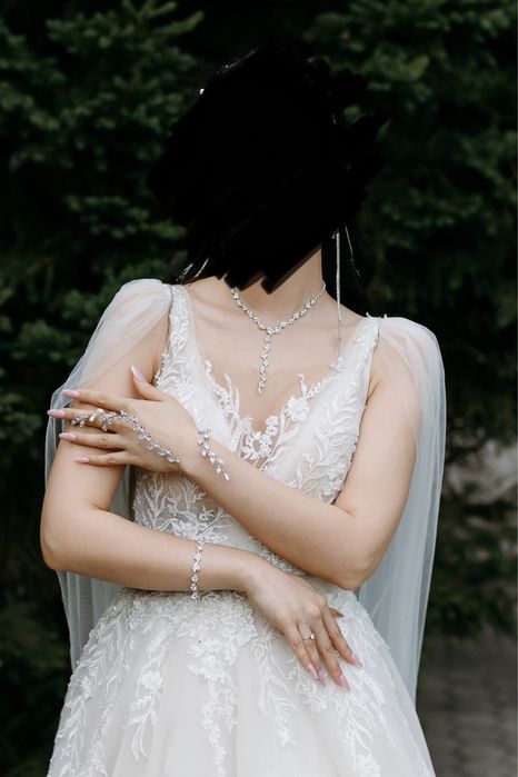 Безумно красивое, легкое, европейское свадебное платье