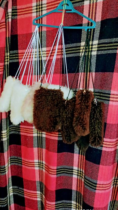 Калъф за телефон/чантичка/ от естествена агнешка кожа