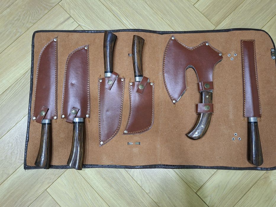 Подарочный набор кухонных ножей сувенир пичоклар