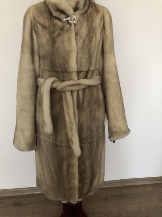Шуба норка светлая