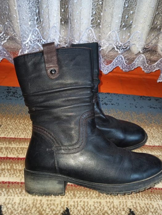 Зимние полусапожки  женские б/у Турция