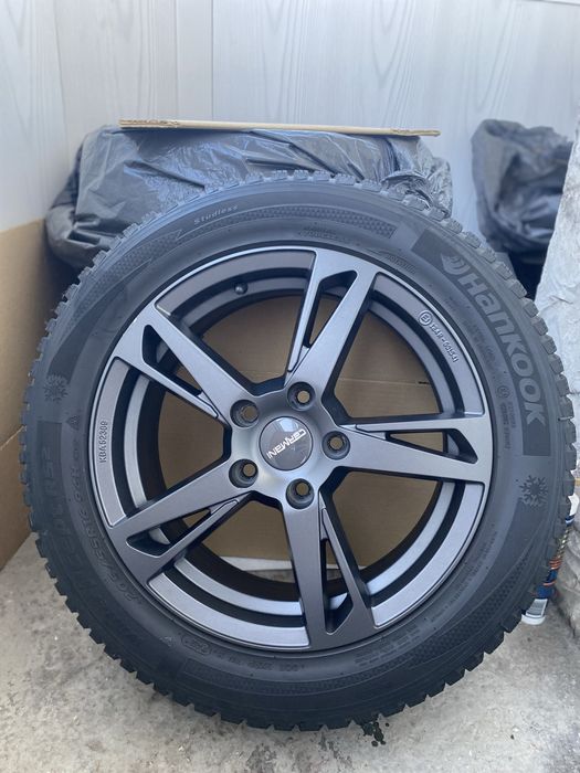 Jante Carmani 5x112 cu anvelope de iarna 205/55/R16