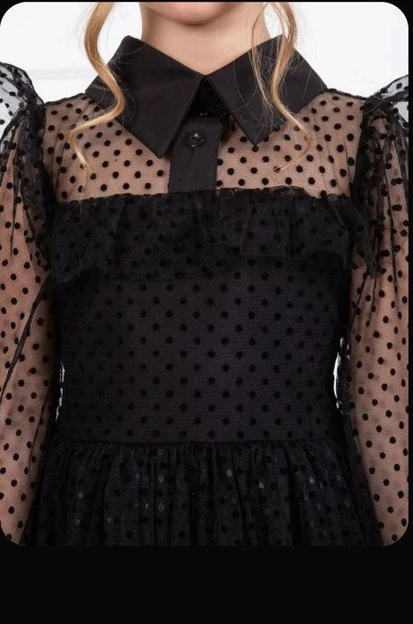 Праздничное черное платье Magic  Pike.