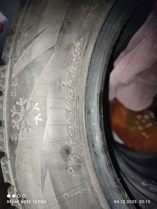 Шины зимние, Roadstone, 195/65/R15,