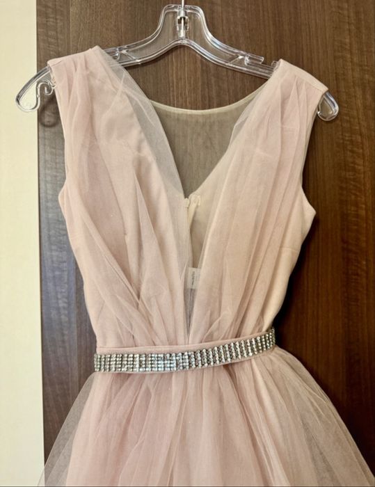 Rochie de ocazie roz pudrat - marime S