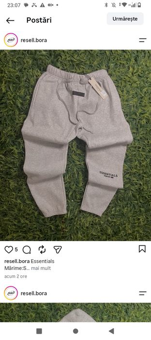 Pantaloni essentials