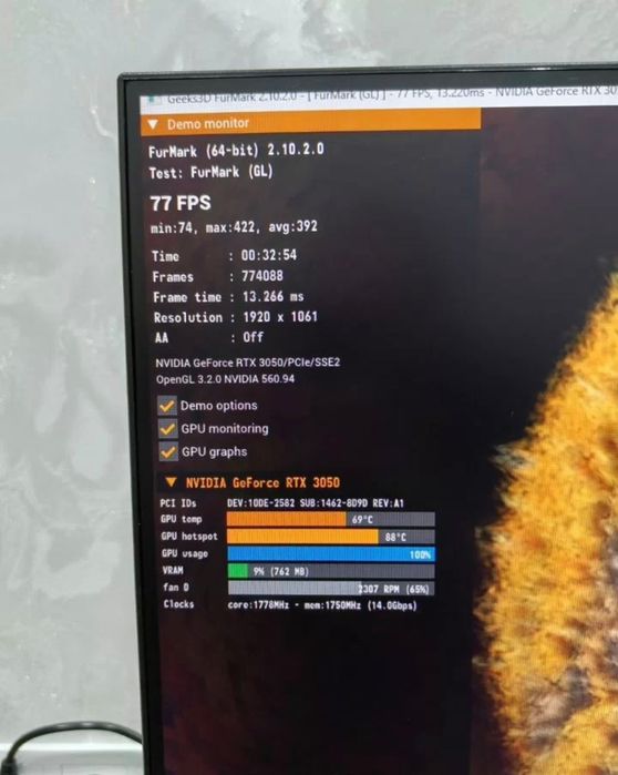 RTX 3050 VENTUS 2X XS OC 8GB | Торг