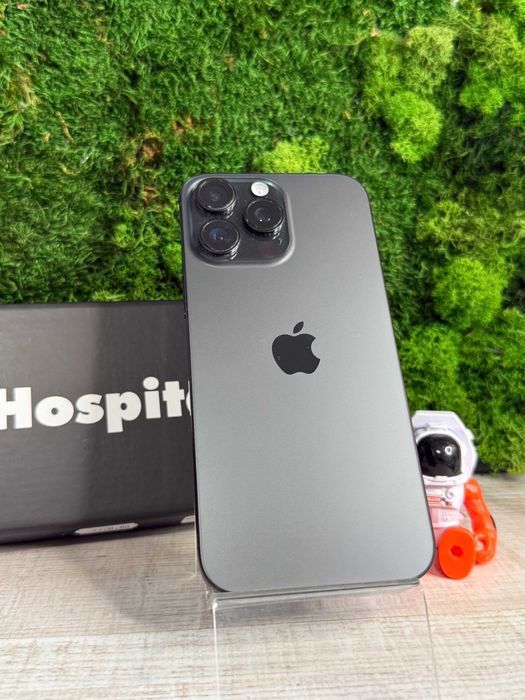 iPhone 16 Pro Max, Black Titanium, 256 GB, 93% Baterie #8039