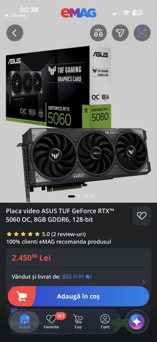 Rtx 5060 Asus Tuf Gaming 8gb OC