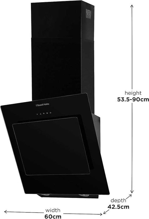 Ъглов абсорбатор/аспиратор/ширм Russell Hobbs 60cm
