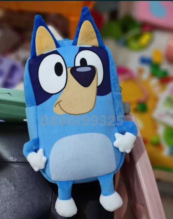 Раница Блуи и Бинго Плюшена раница Bluey Bingo