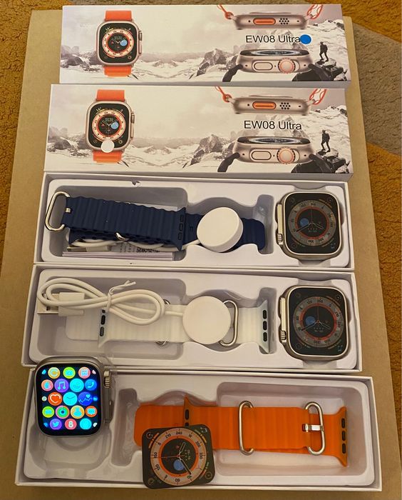 Ceas Smartwatch Ultra 9 cu incarcare wireless noi la cutie!!!