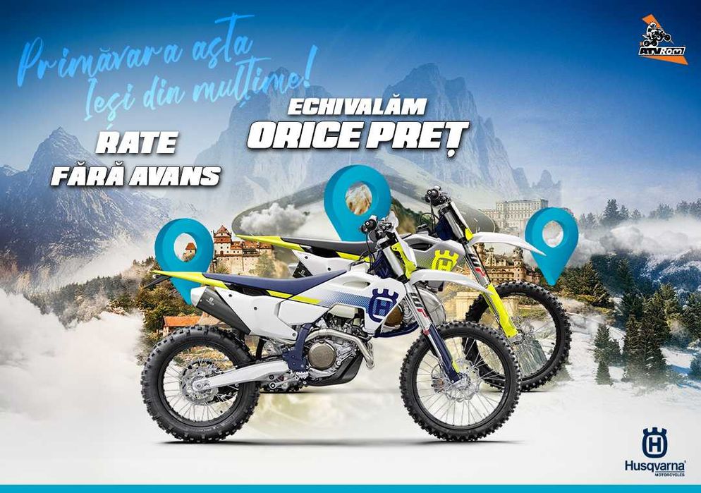 Motociclete Husqvarna (Finantare flexibila)