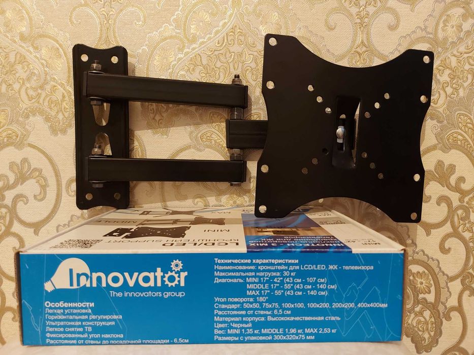 Наклонно-поворотный кронштейн для телевизора INNOVATOR Innotech-3mix