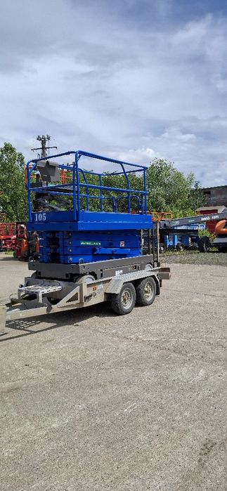 Nacela electrica de vanzare cu remorca, UpRight X32N 12m, latime 1,2m, an 2009, second hand, 7700 euro, 4 bucati disponibile