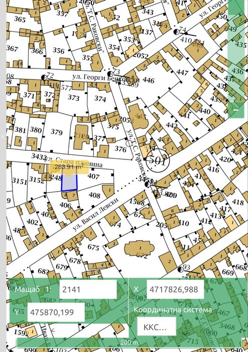 Продава се Парцел в Павел баня - 283 кв.м за 82 €/кв.м - Снимка #3