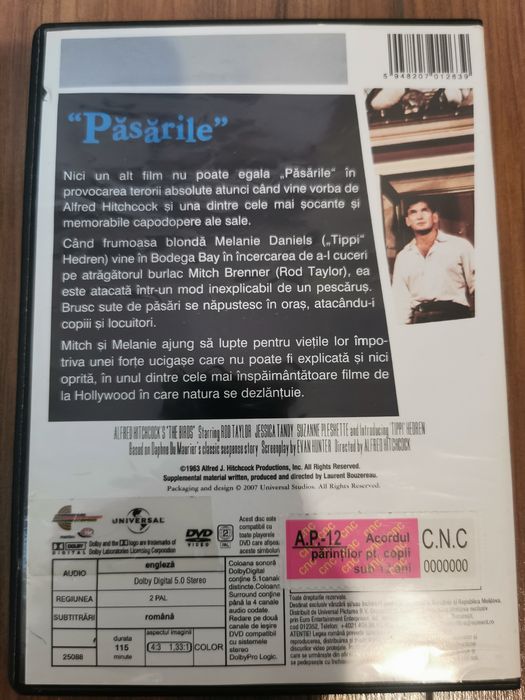 Filme Hitchcook Psycho Păsările Vertigo