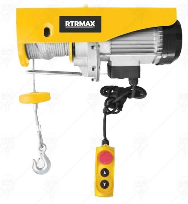 Електрически телфер/лебедка/ RTR MAX RTM490, 1900 W, 600-1200 кг, 20 метра