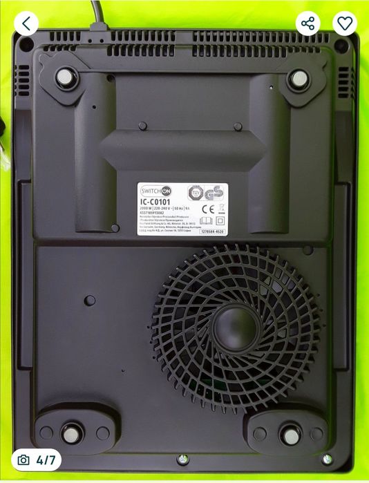 Plita electrica cu inducție SWITCHON Germania 2000 W NOUĂ - 195 Lei