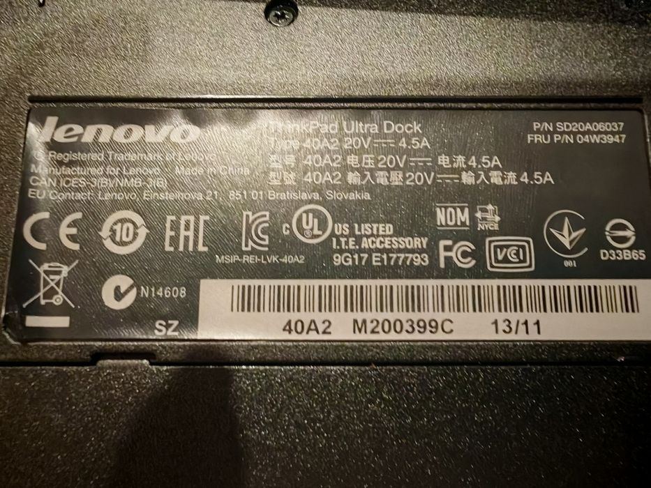 Dock lenovo pentru piese schimb