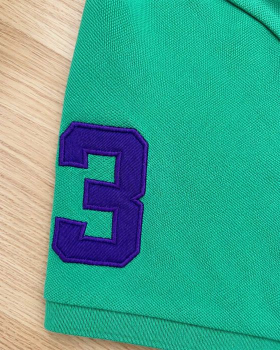 Tricou polo Polo Ralph Lauren Custom Fit, Big Pony, 100% bumbac, verde – Mărimea XL