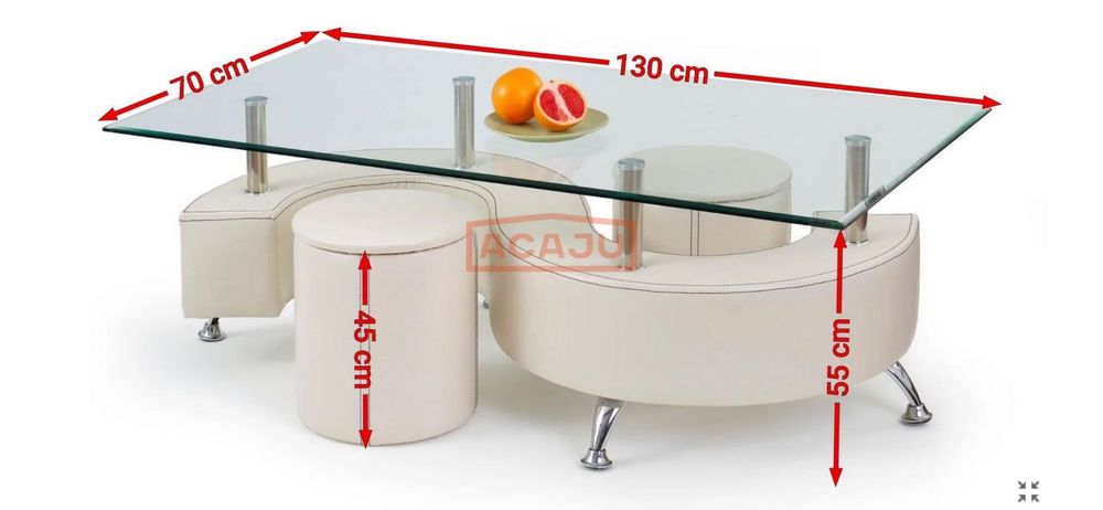 Măsuța cafea cu tabureti