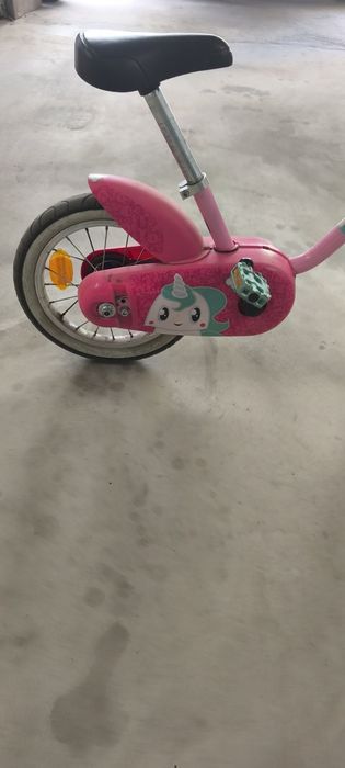 Детски велосипед B twin 500 unicorn, 14 инча, за деца на 3 до 5 години
