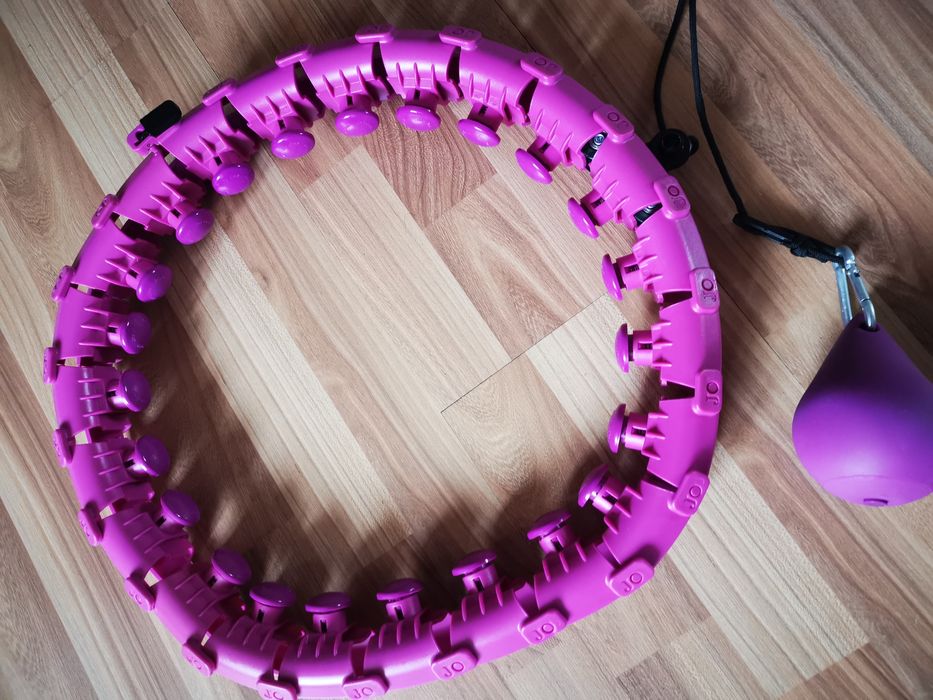 Cerc fitness hula hop cu greutate