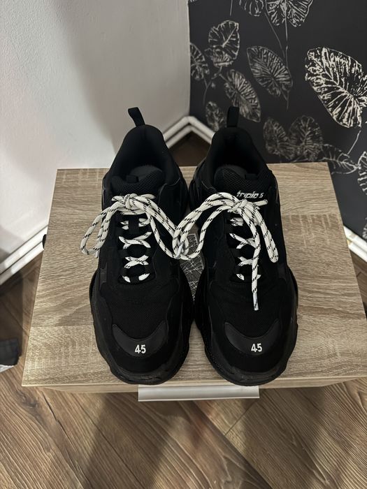 Balenciaga Triple S, Black Negre