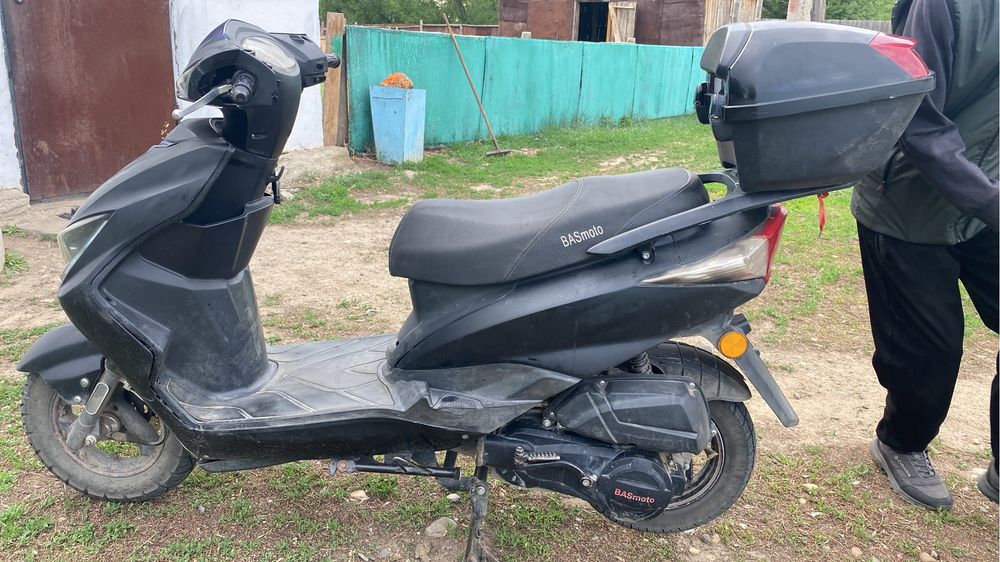 мопед м8 про чёрно матовый