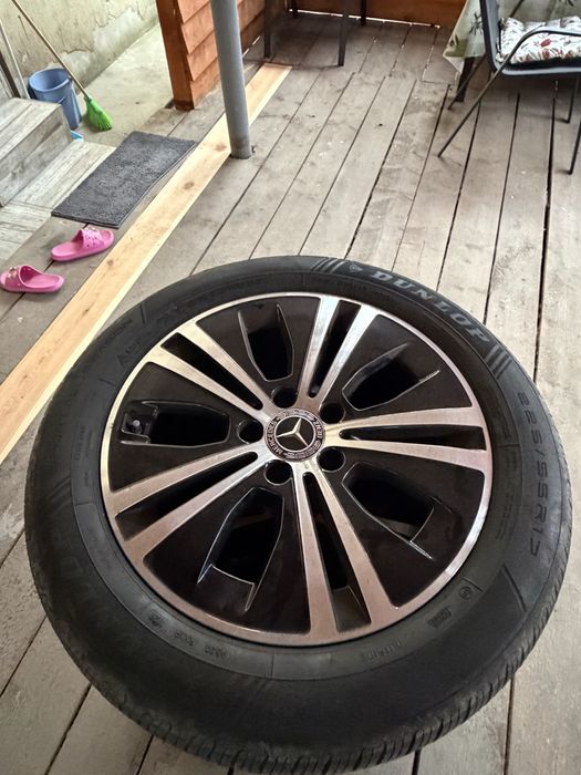 Jante aliaj originale Mercedes plus anvelope Dunlop M+S