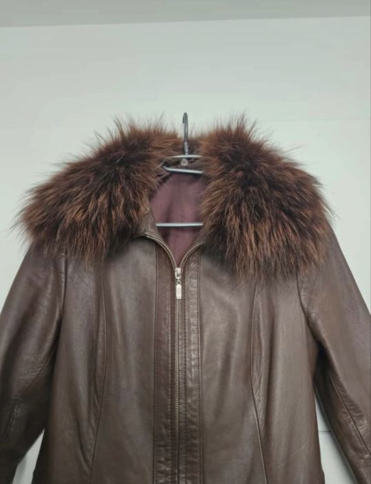 Geaca din piele naturala