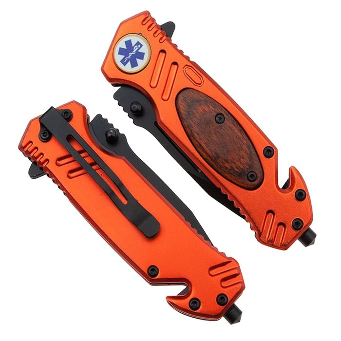 Briceag vanatoare IdeallStore®, Medical Rescue, 20.5 cm, portocaliu