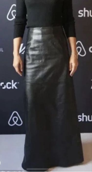 Fusta Maxi piele naturala( fina manusa) S