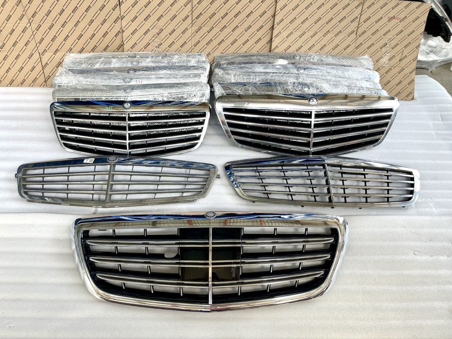 Решетка радиатора Mercedes W211 W221 W222 Мерседес 211, 221, 222