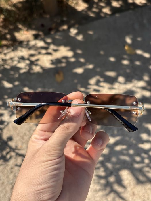 Ochelari Cartier Design Premium Maro