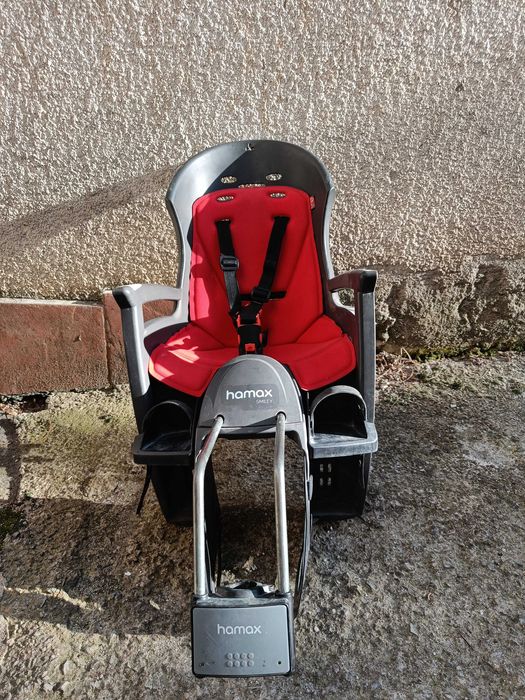 Детско столче за велосипед Hamax Smiley (Decathlon) с бонус втора допълнителна скоба