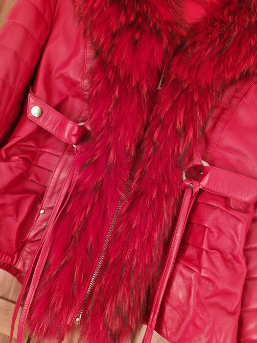 Дамско яке от естествена кожа НОВО