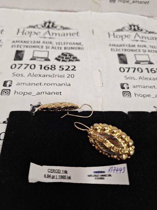 Hope Amanet P1/CERCEI aur 14k/4.84gr