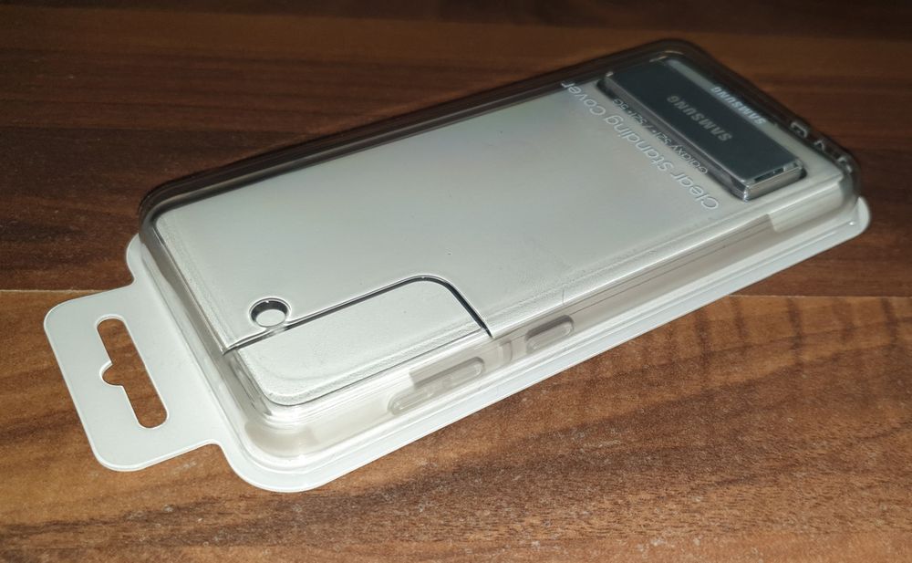 Husa originala Samsung Clear Standing Cover S21+ S21 Plus 5G G996