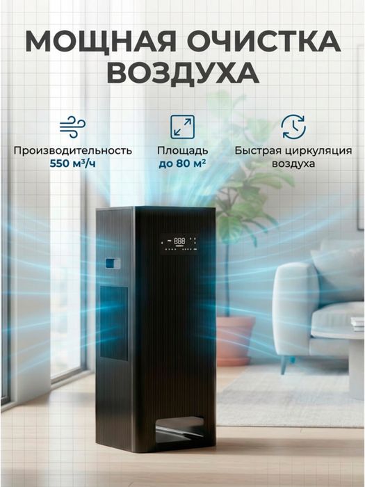 Очиститель воздуха SWISS AIR Monolit | HEPA | до 70м/кв