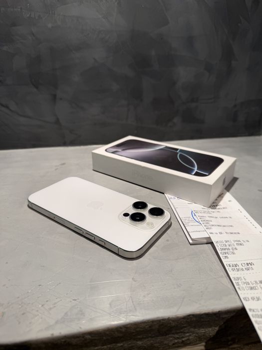 КАТО НОВ Iphone 16 Pro 512 GB White