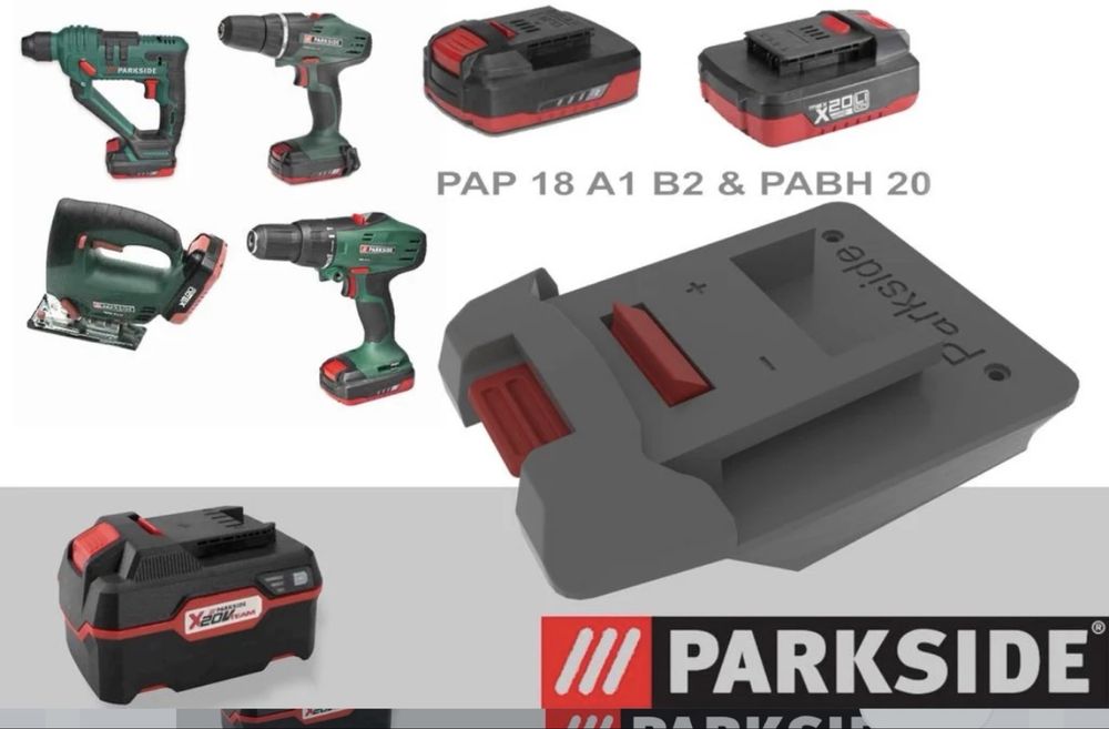 Adaptor Parkside X20V la 18V (PDSSA 18 A1)