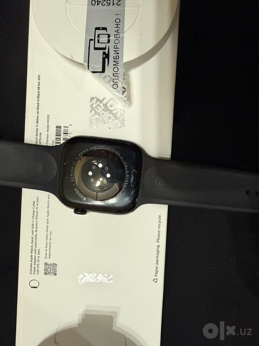 Apple Watch Series 11 46mm Jet Black