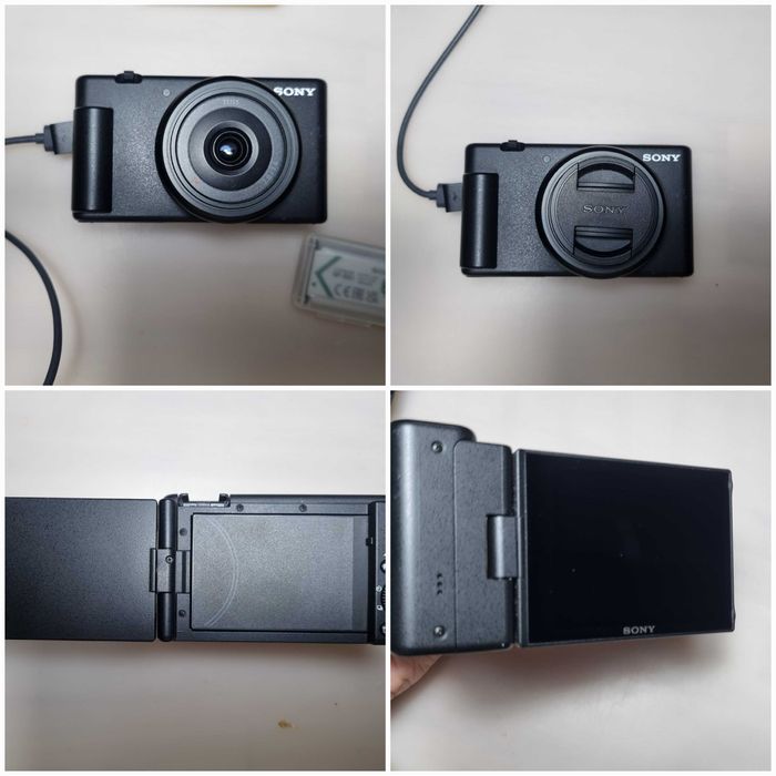 Sony ZV-1F + accesorii Camera Vlogging 4K 20mm F2.0 (se oferă factură)