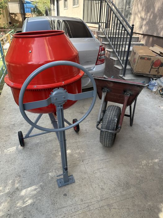 Betonameshalka 220 litr BetonMeshalka Arenda Sergeli Бетонмешалка